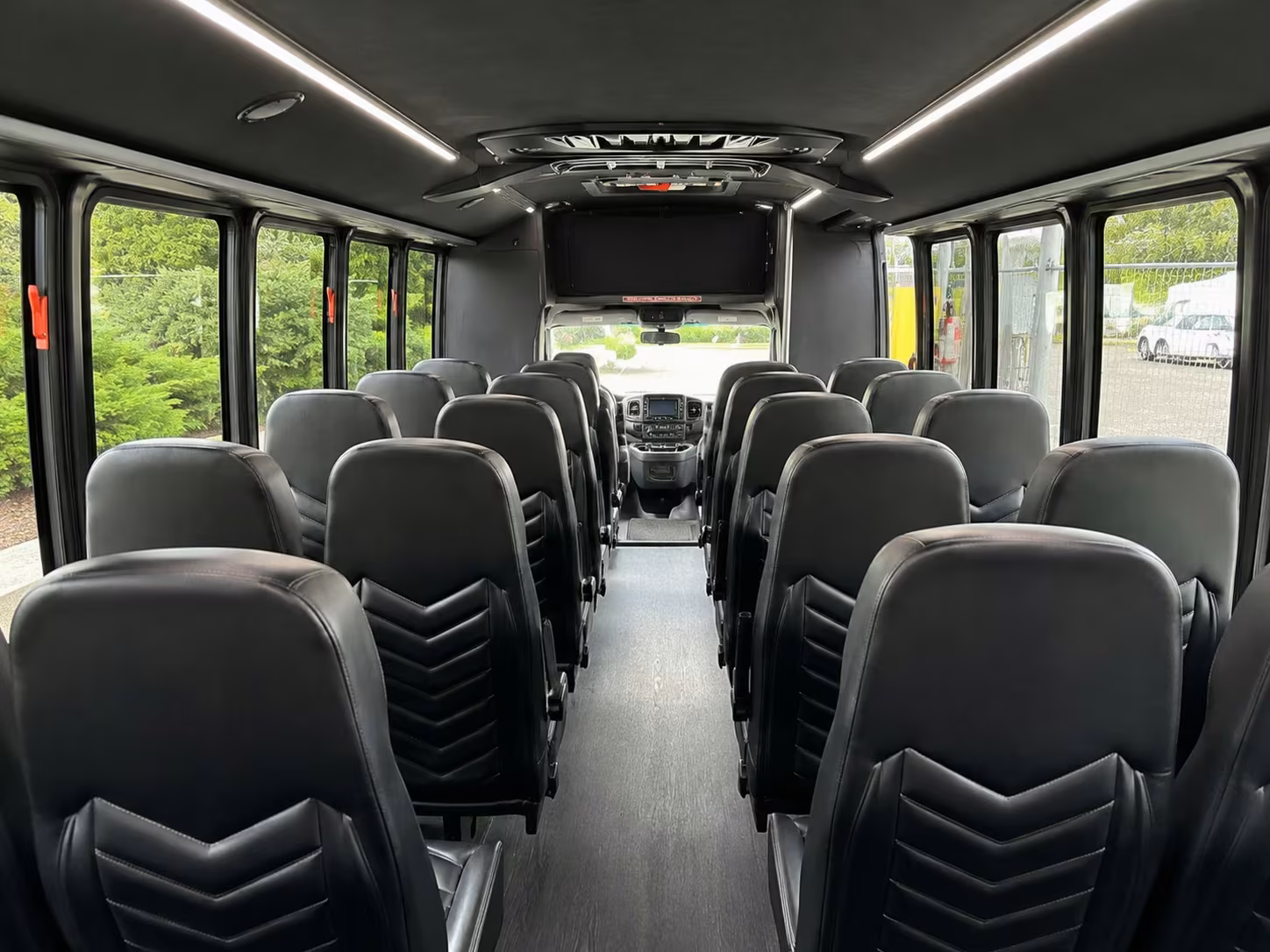 20 passenger minibus interior