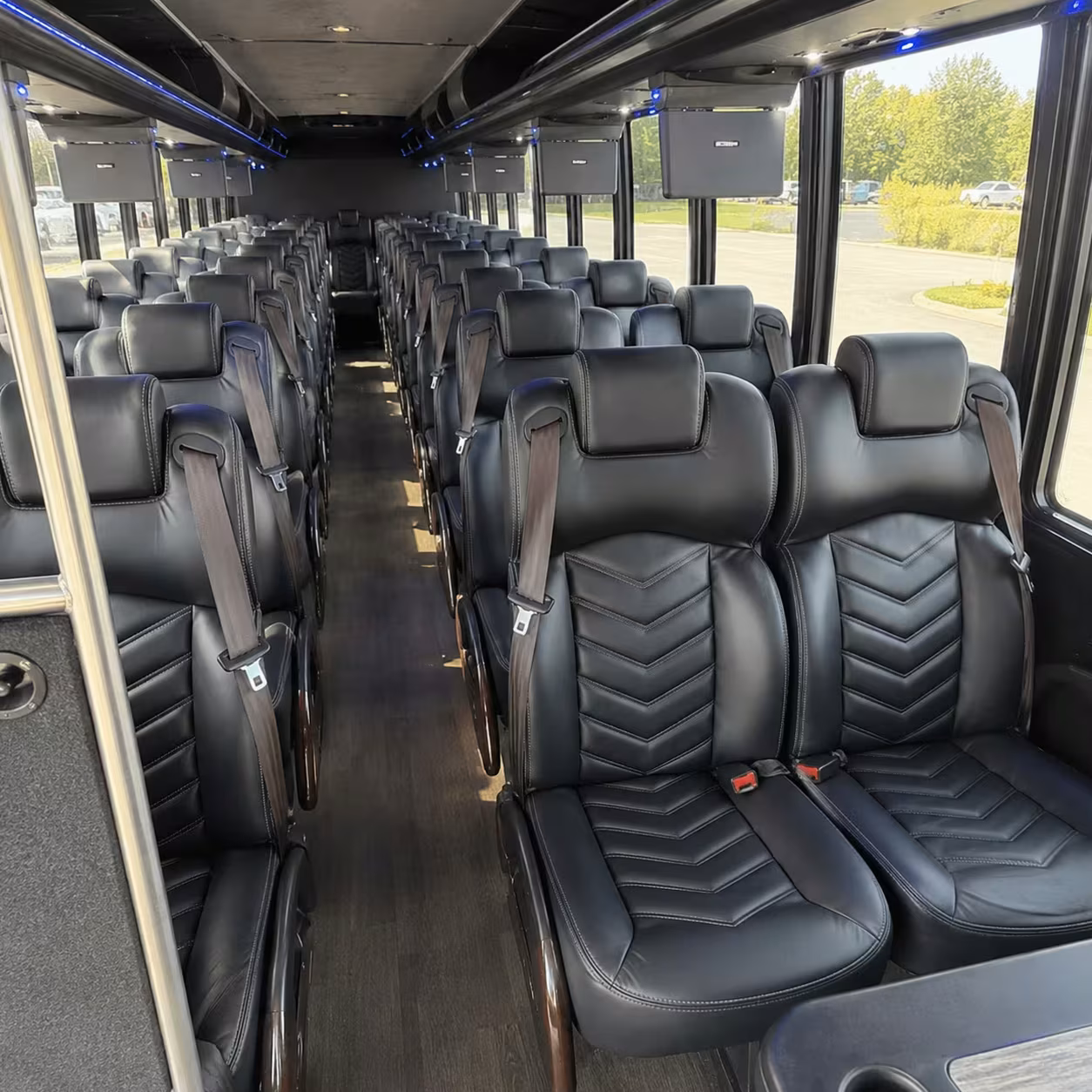 28 passenger minibus inside