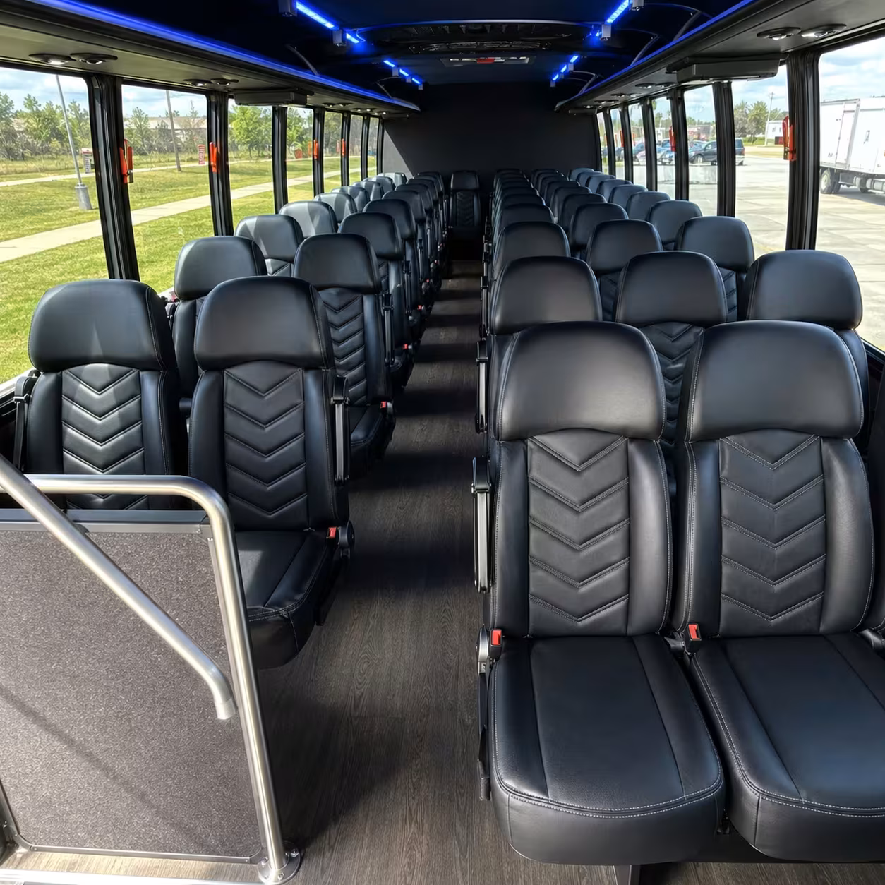 35 passenger minibus inside