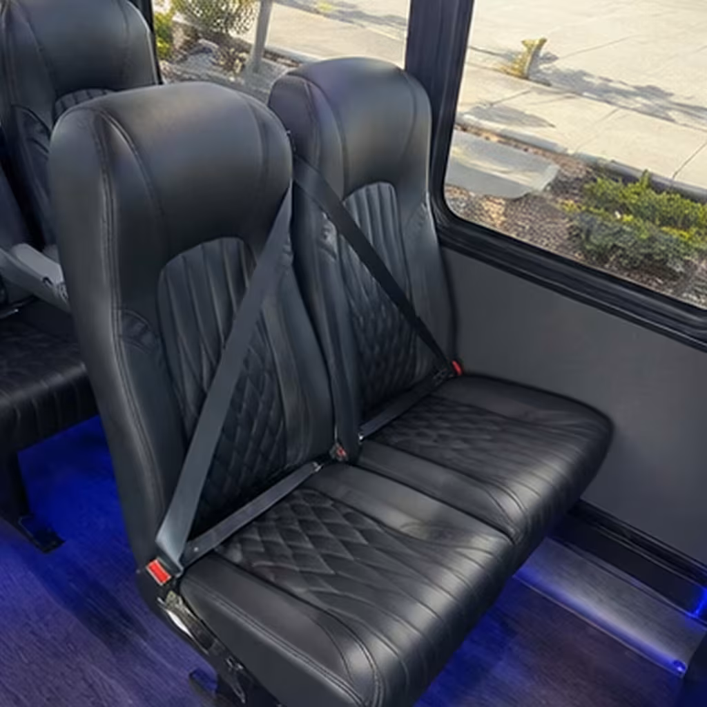 35 passenger minibus interior