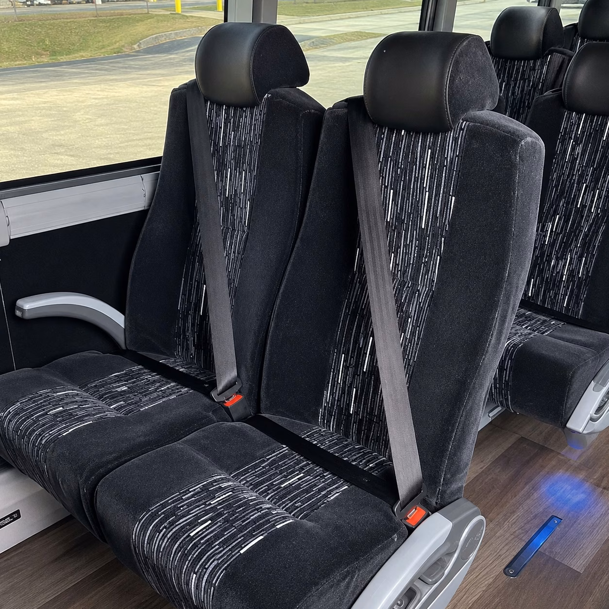 newton charter buses for large high school prom groups