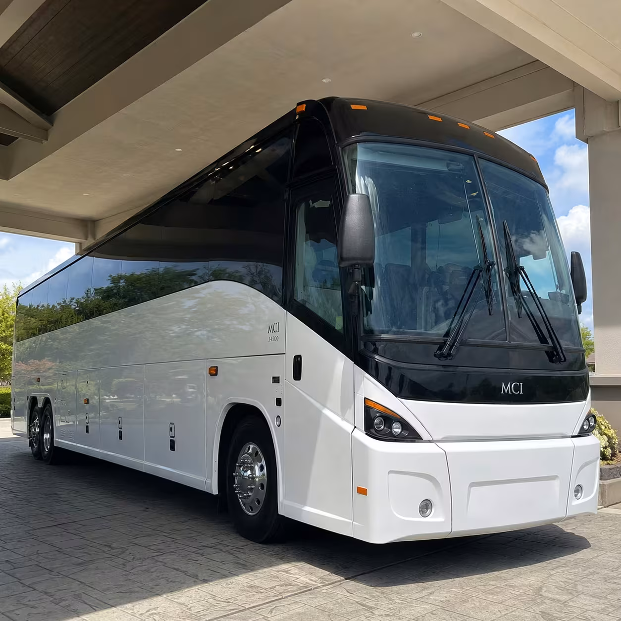 newton employee shuttle buses along route 9 and the mass pike