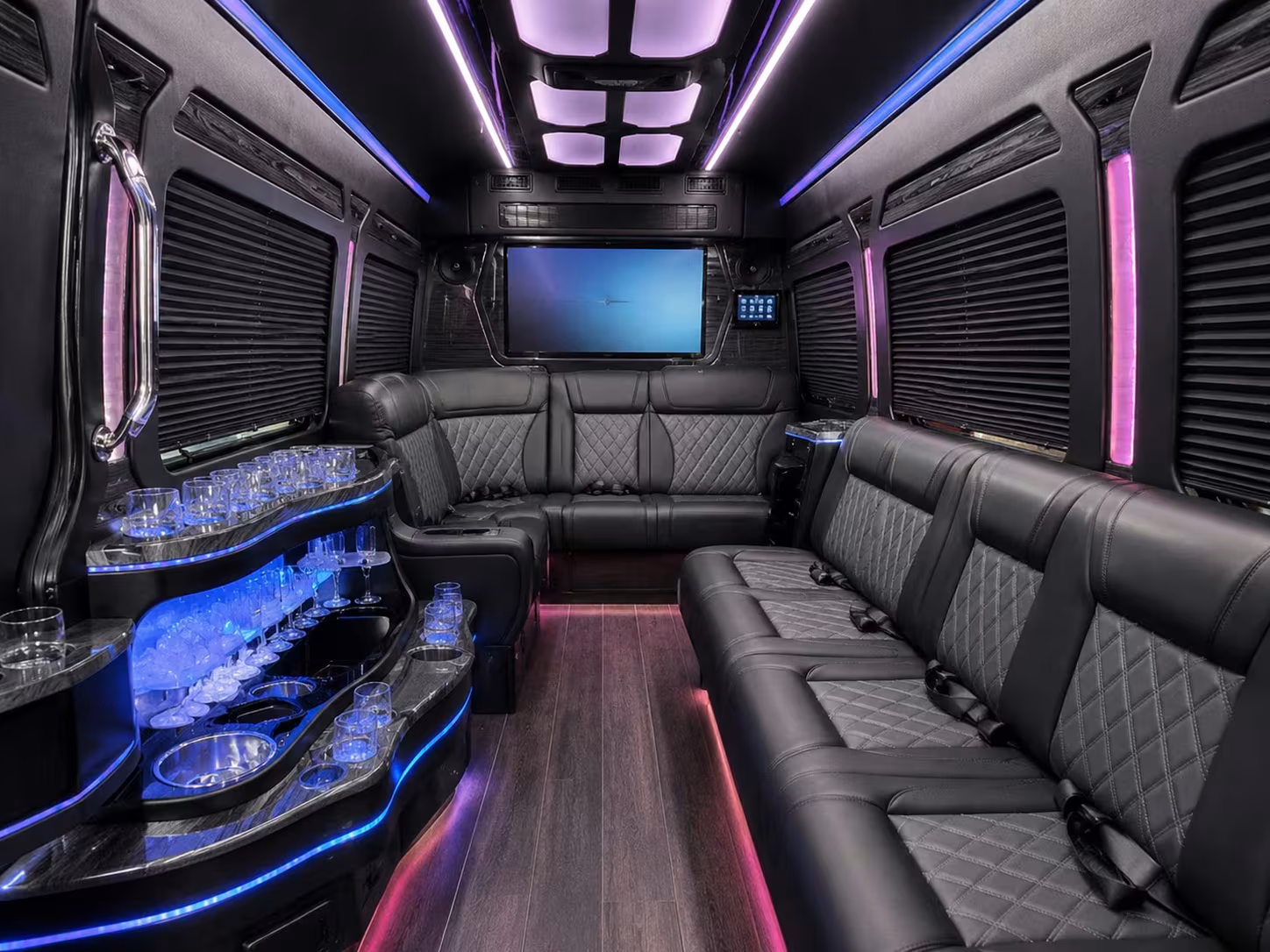 sports team transportation and fan shuttles in newton